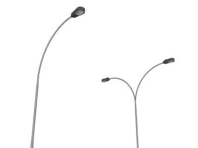 Lamp Post - Light Pole - Light Post - Street Light - Group 02 3D model