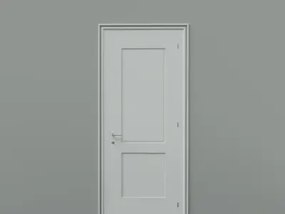 Modern Door 1  Low-poly 3D model