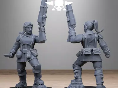 FreeGuard Sisters 3D print model