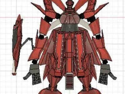Juggernaut Gundam 3D print model