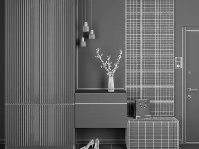 Entryway furniture 26 3D model