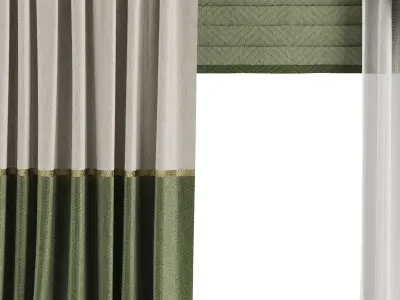 Curtain Set M65 3D model