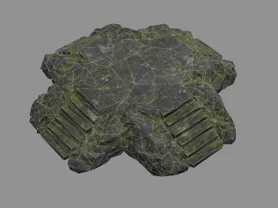 Staris Rock 06 Low-poly 3D model