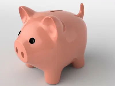 Piggy bank 3D model