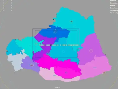 Sanliurfa  Southeastern Anatolia Region  Turkey map region 3D model