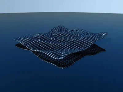 Grid Metal  Free 3D model