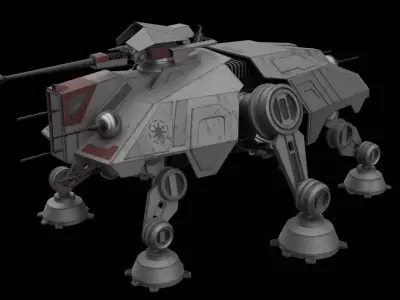 AT-TE Low-poly 3D model purchase