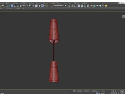 CYPRESS DOUBLE SWING ARM SCONCE Low-poly 3D model