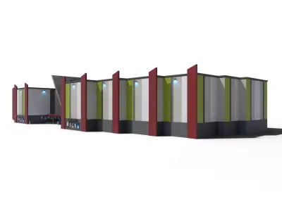 Harkins Movie Theater 3D model