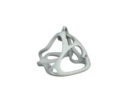 SciFi Cube Object No 62927 Low Poly Shape Low-poly 3D model