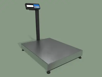 Game Ready Floor Scales Low-poly 3D model
