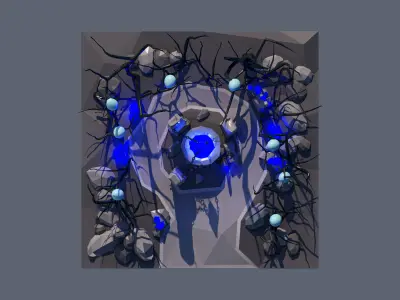 land 66A Low-poly 3D model