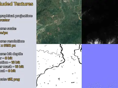 Jianguang China City Landscape 3D Model 3D model