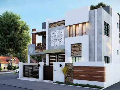 House 2 Low-poly 3D model purchase