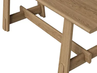 District Eight Dining Table Odette 3D model