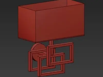 Wall Lamp Windolf 3D model