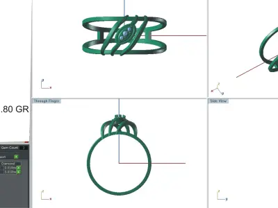 Ring - 66 3D print model