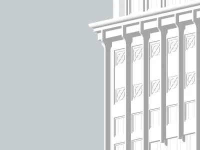 Al Yaqoub Tower Low-poly 3D model