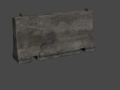 Concrete block 3D model order