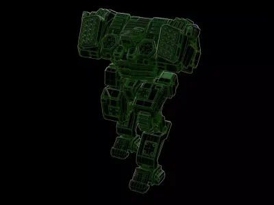 ChickenDog - Support Mecha 3D print model