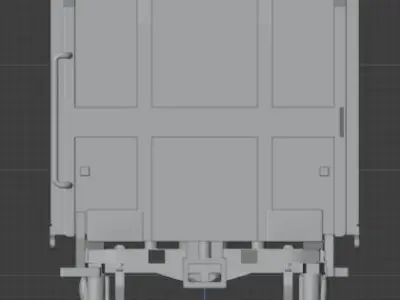 H0 1-87 scale Boxcar Eaos-x 057 3D print model