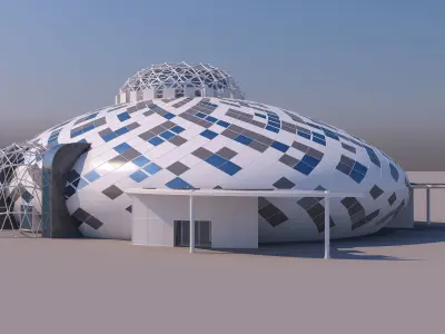 0095 - Organic Building 3D model