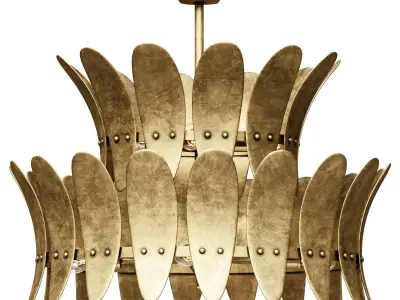 ANALISE TWO TIER CHANDELIER 84310 3D model