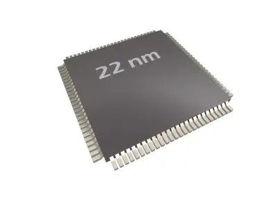 Chip v1 017 Low-poly 3D model