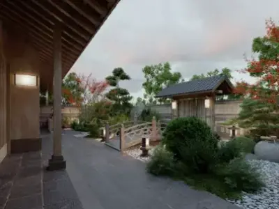 Garden Exterior Model  3D model