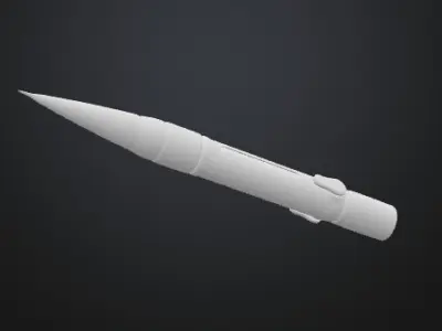Futuristic pen 3D model