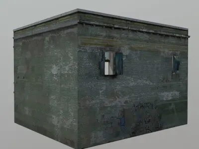 Old Building 925 Low-poly 3D model