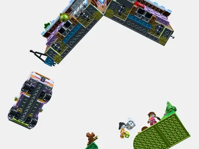 LEGO Friends Mobile Small House 41735 3D model