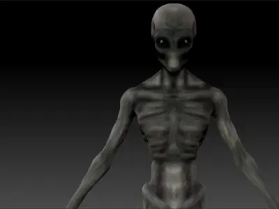 Orion Alien - Sci Fi Horror -  Low-poly 3D model