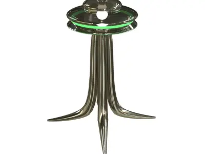 Alien UFO Desk Lamp Free 3D model