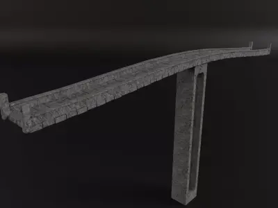 Stone Bridge Free 3D model
