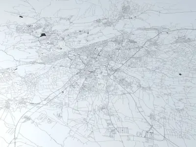 Damascus Road Network and Streets 3D model