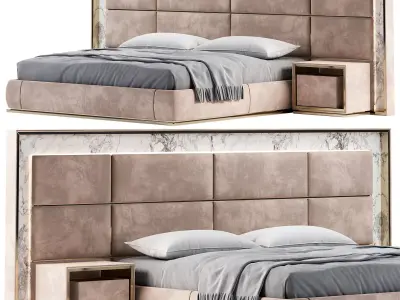 AUBADE BED By Visionnaire 3D model