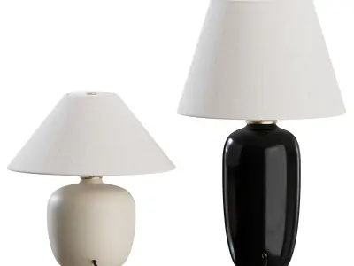 Torso Table Lamp By MENU 3D model