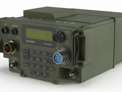 Military Field Transceiver with Tripod Antenna 