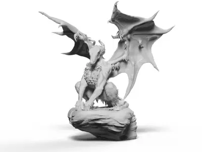 Dragon- Alpine Dragon 3D print model