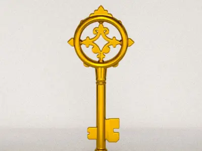 A key 3D print model