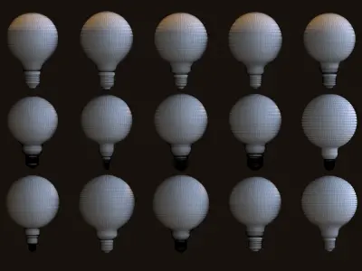 Light Bulb Pack 3D model