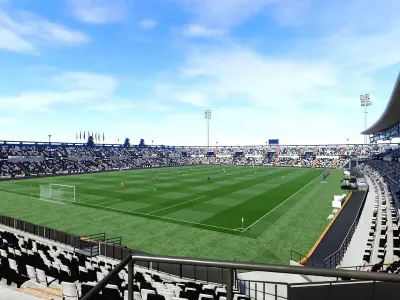 Estadio Nuevo Vivero 3D model