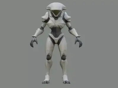 alien armor suit 3D model