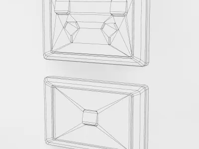 Electric Wall Outlets Low-poly 3D model