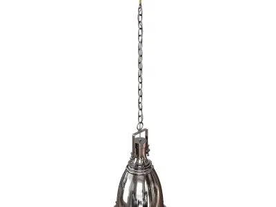 Chrome ceiling lamp Lussole Monsey GRLSP 9614 3D model