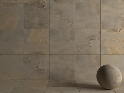 Stone Wall Tiles Kayah Autumn 80x80 Set 3 Texture