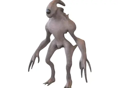 Aliens Monster v3 003 Low-poly 3D model