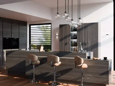 Kitchen interior 3D model 5