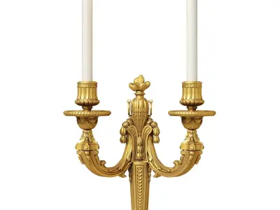Mathieu Lustrerie Louis XVI Applique with 2 lights 3D model